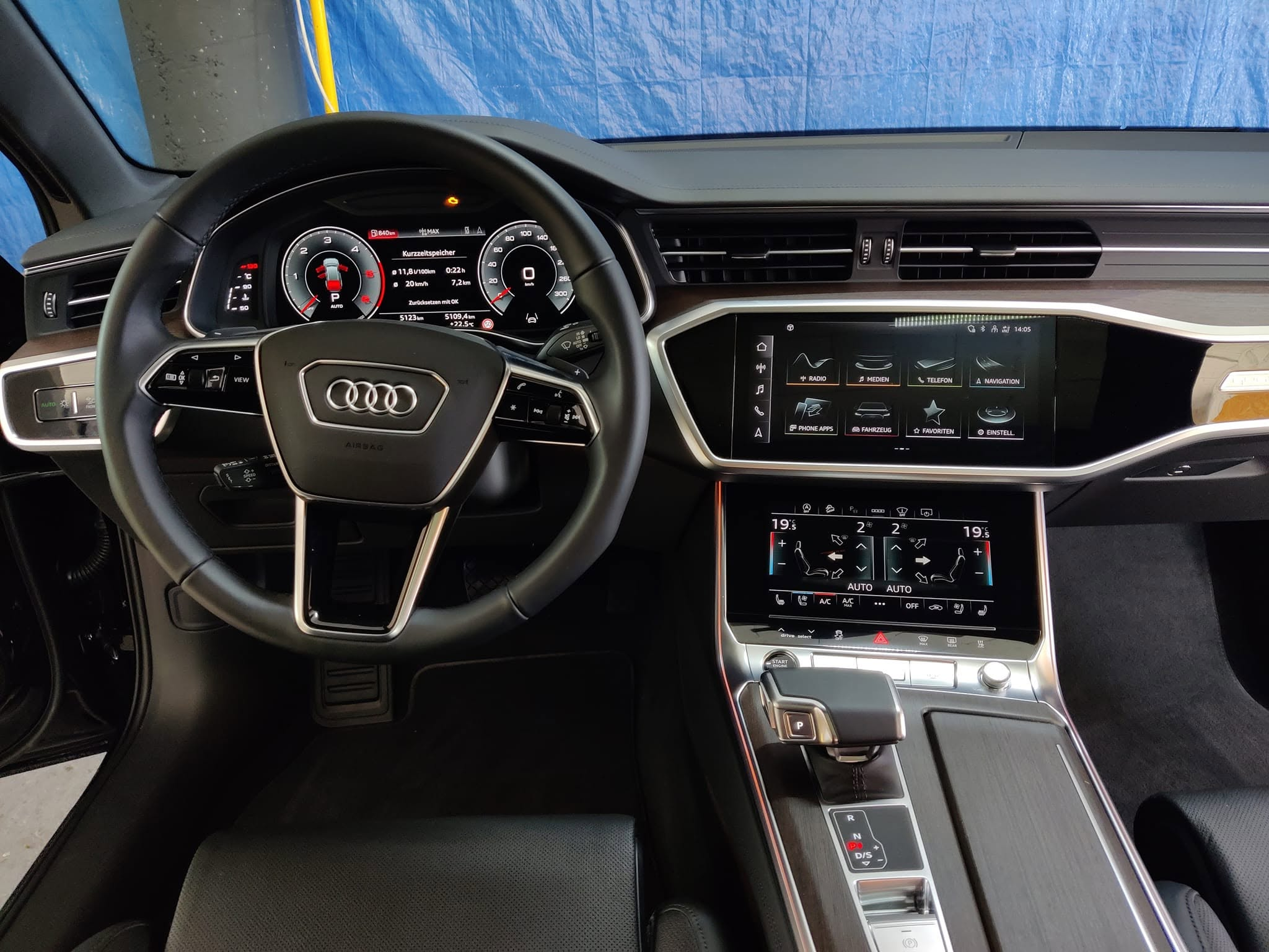 Audi A6 Avant, očišćeni interijer
