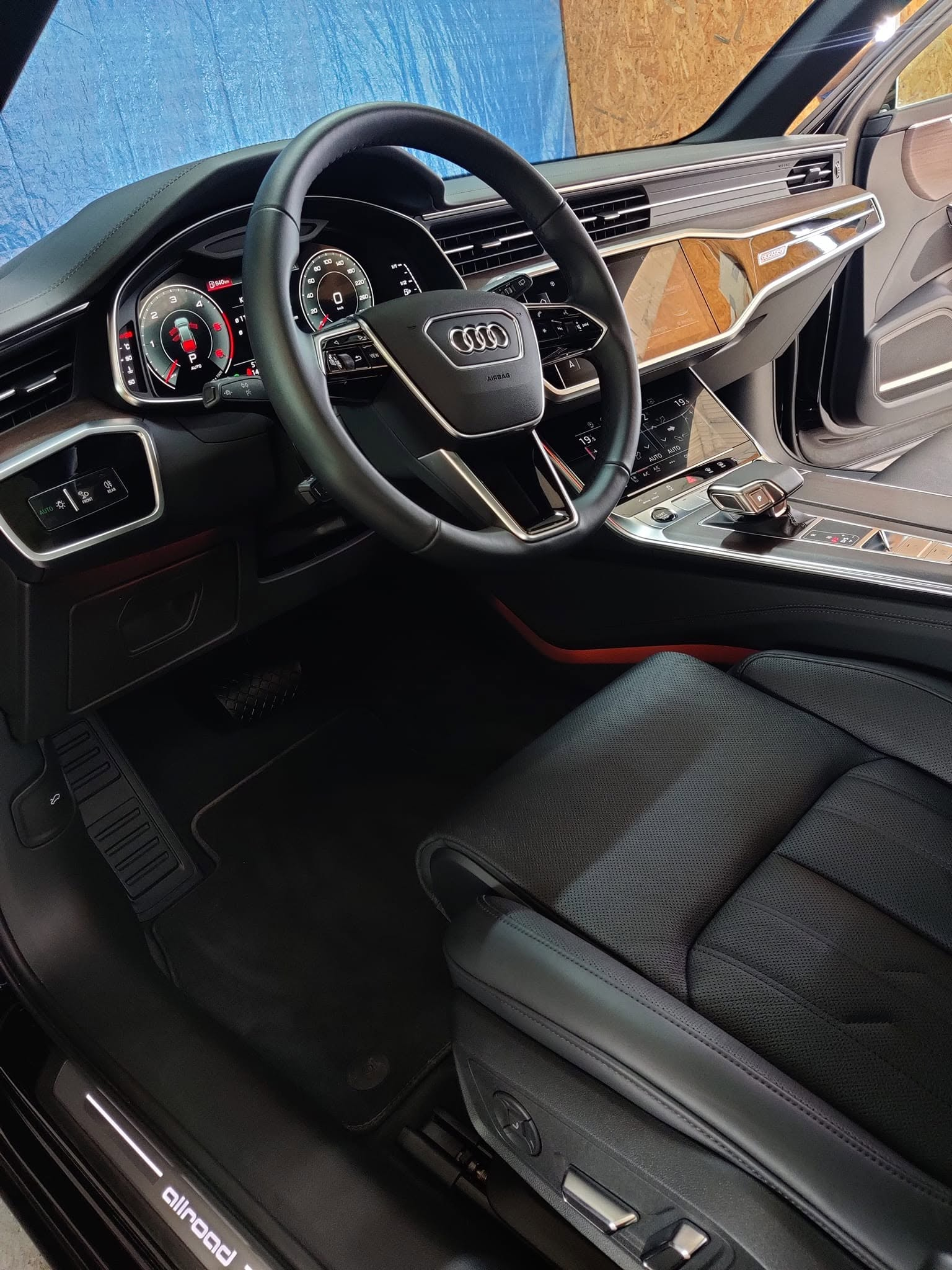 Audi A6 Avant, kožna sjedala nakon zaštite